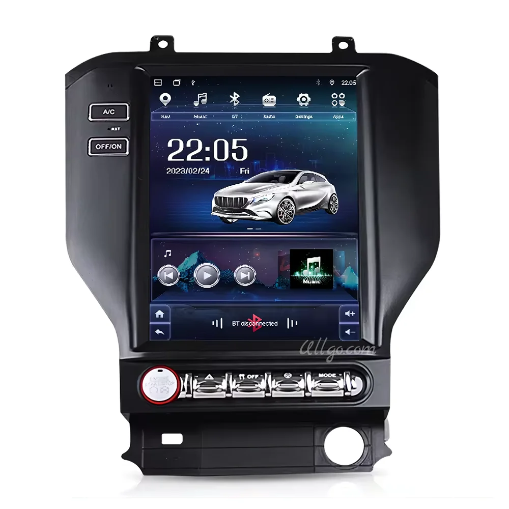 9.7 Inch Vertical Screen Android Car Head Unit for Ford Mustang 2015-2021 Radio GPS