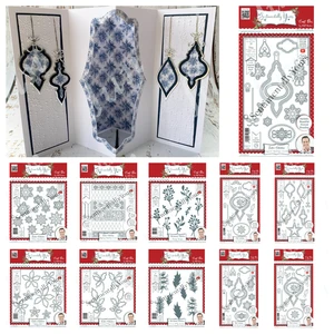 クリスマスレイヤードミニバウブルズメタルカッティングダイダイダイセットDIYクラフトグリーティングカードスクラップブッキング装飾型 12のベストセールスクリスマスツリーダイ-11