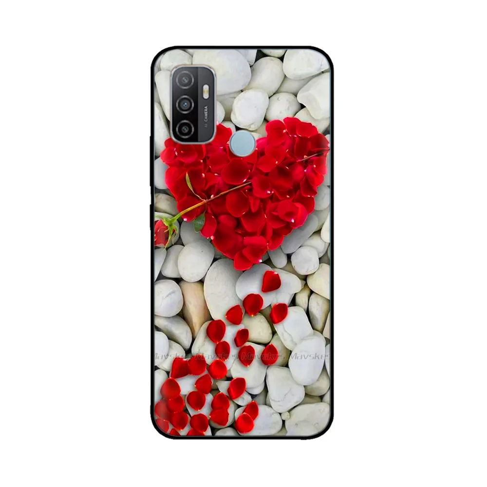 For Oppo A53 Case A53s Soft TPU Phone Back Case for OPPO A53S A32 OPPOA53 A 53 Cases Soft Silicone Bumper Shockproof Shell Cover