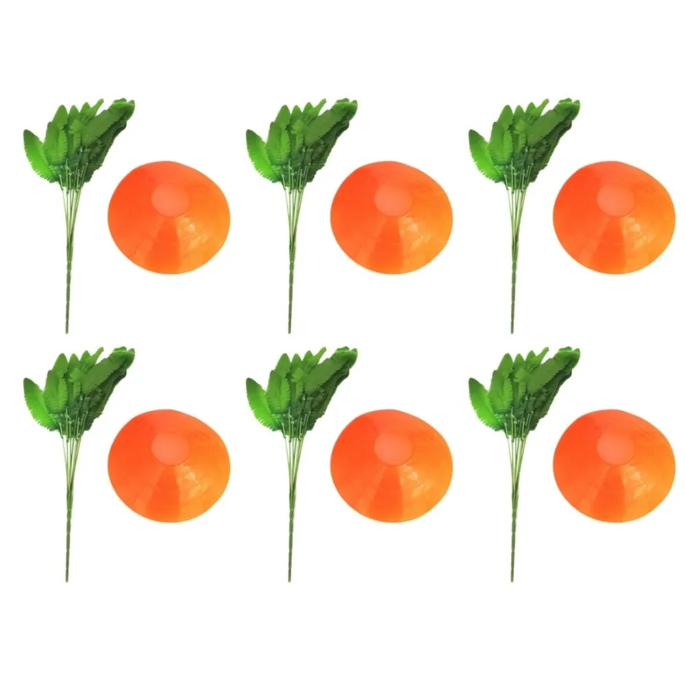 

Декоративные креативные пасхальные морковки: красочные садовые колышки, цветочные горшки-картофелины из ПЭТ для грядок