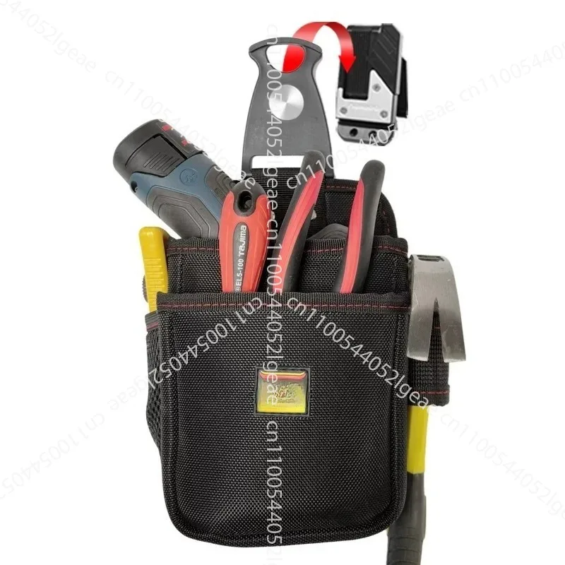 Rotating Quick Hanging Tool Kit, Multi-functional Electrician Bag, Portable Waist Hanging Bag,Weak Current Maintenance Waist Bag