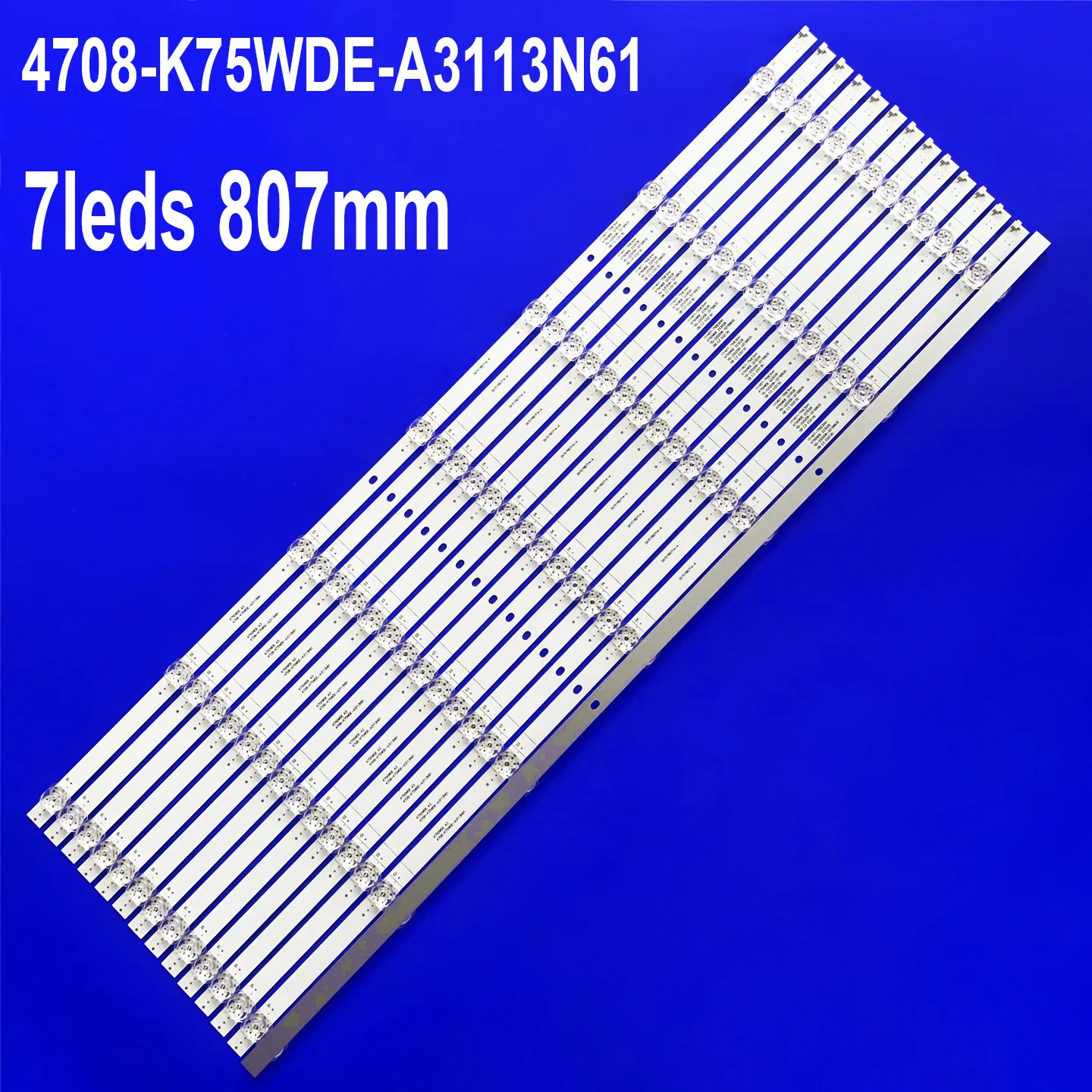 bande-led-14-pieces-pour-televiseur-4t-c75dl7ur-4708-k75wde-a3113n61-4t-c75dl7ur-4p-b75ej2u-jr745r3ha2y-4p-b75ej2u-k750wde-a3