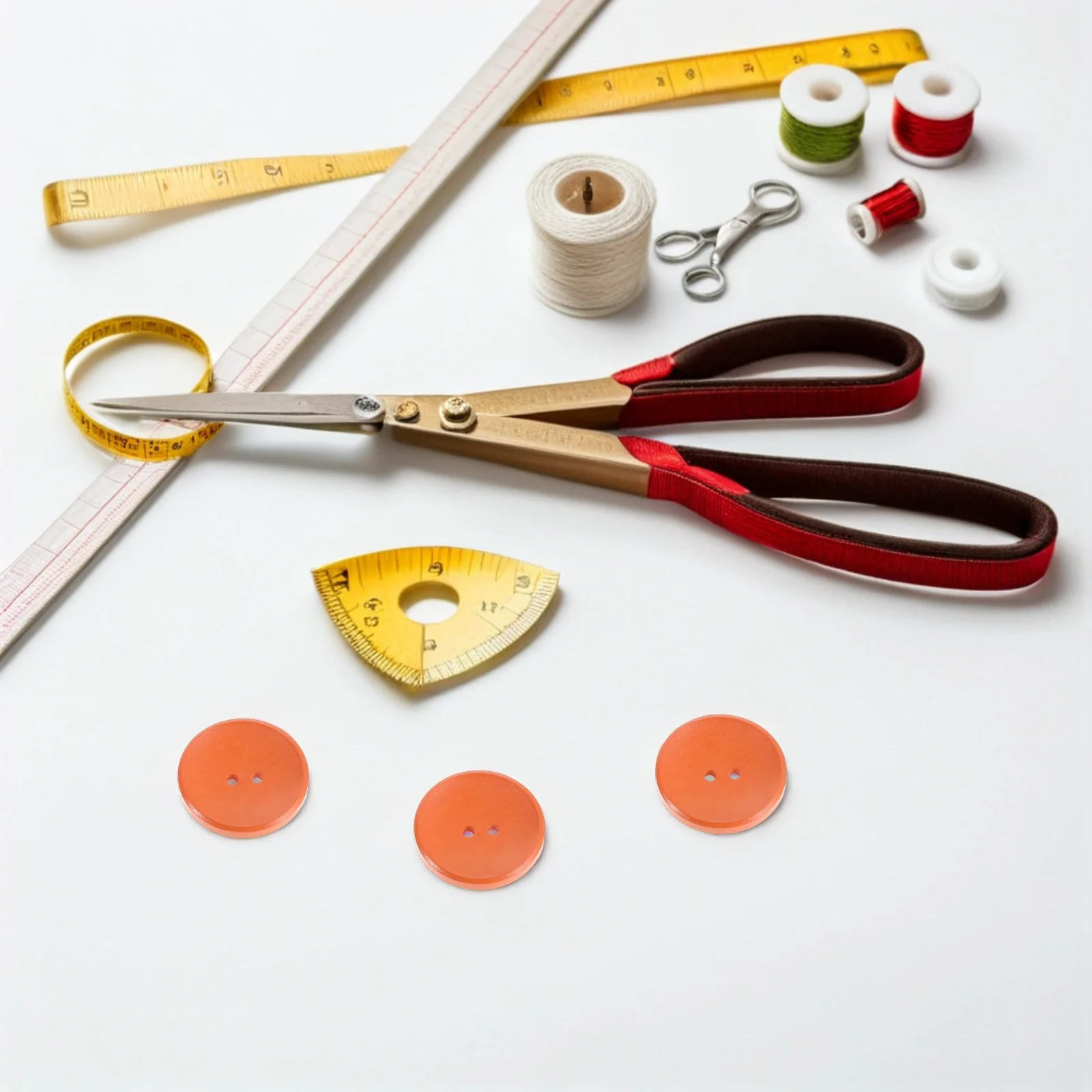 

50Pcs Wood Buttons Natural Round Rustic Two-Hole Handmade for Clothing Cardigans Coats Quilting Knitting Crafts