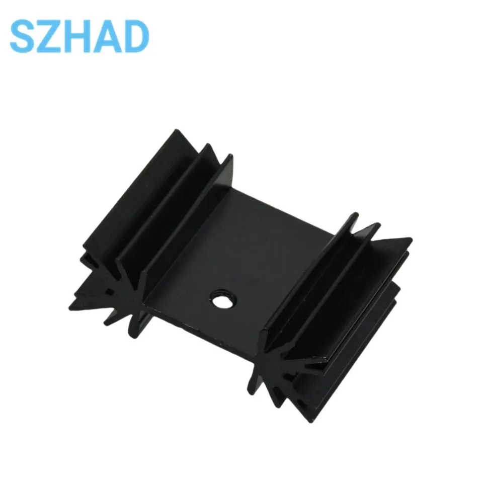 5PCS MOS Transistor Tube Heatsink Radiator Cooler Radiator 25x34x12MM Heat Sink FINS IC