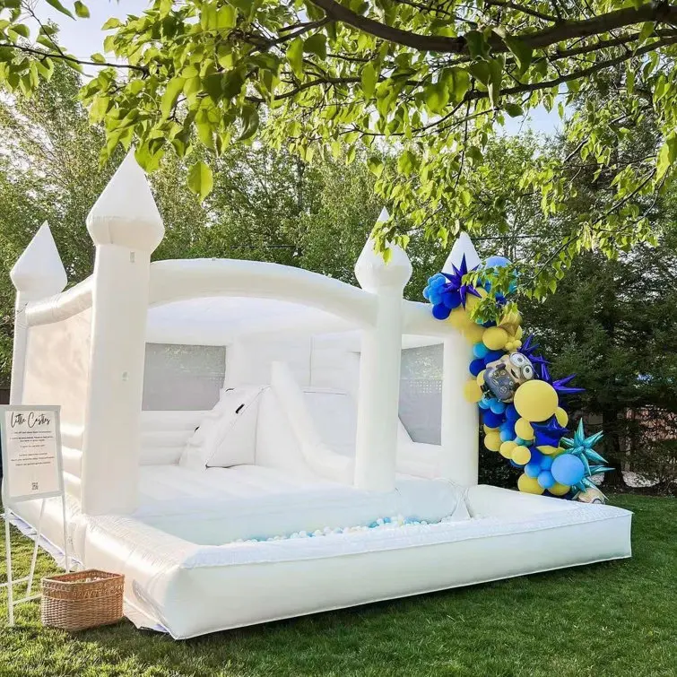 High-quality fashion inflatable trampoline, durable commercial equipment, suitable for wedding banquets and theme parties