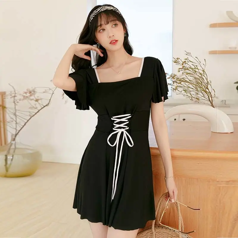 Swimwear Women's New One Piece Sexy, Conservative, Flesh Covering Loose Bikini