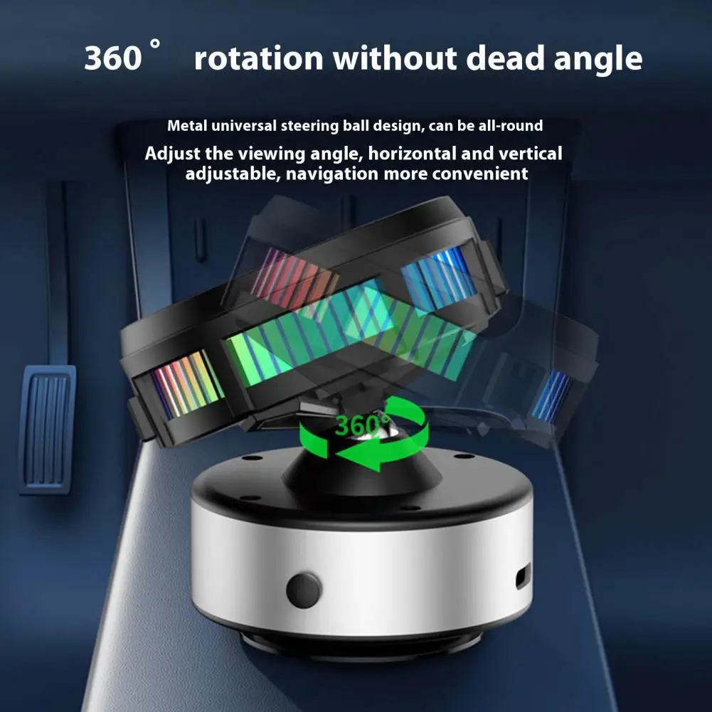 Mobile Phone Stand with Fast Heat Dissipation Stable Phone Stand Magnetic Car Phone Holder with 15w Wireless Charger Fast Heat