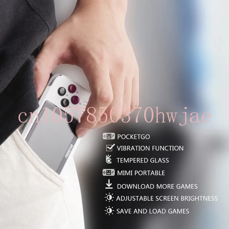 Imagem -03 - Bolso go v2 Handheld Game Console para Crianças 2.4 Tela Retro Game Player com 32g Cartão tf Nes gb Gbc Snes Smd Ps1 Presente