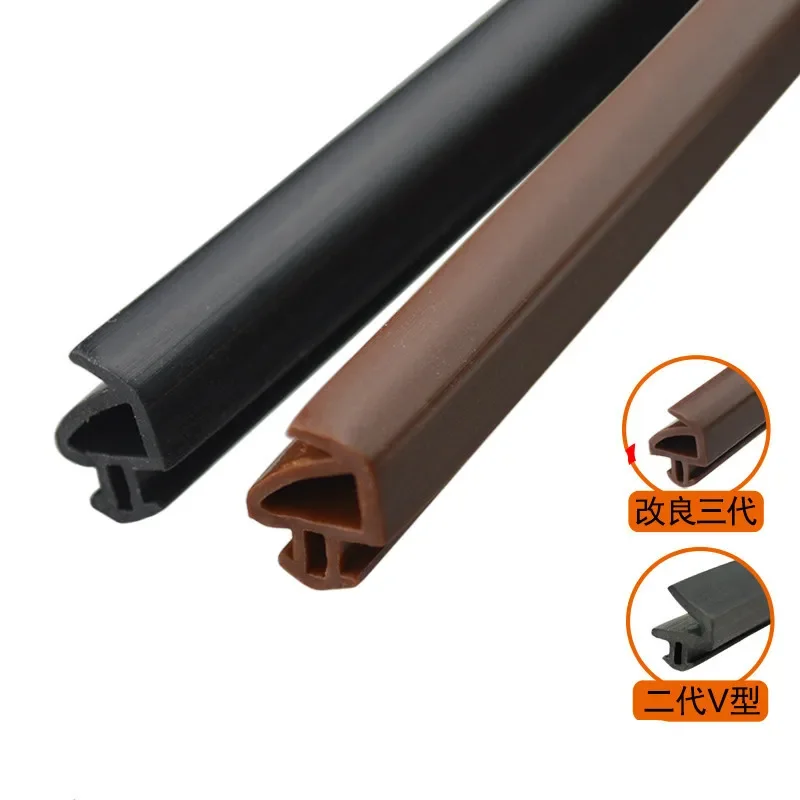 1/5/10M PK - Type Steel Window Seal Glass Doors And Windows Sound Insulation Windproof Waterproof EPDM Rubber Strip