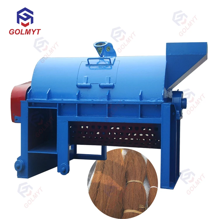 High Quality Coconut Husk Shredder/coconut Fiber Extracting Machine/coconut Palm Fiber Extractor