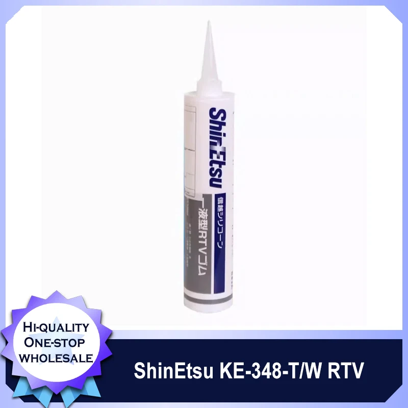 ShinEtsu KE-348-T/W RTV 330ml Silicone Moisture-proof Insulating Glue for Electronic Devices Japan Original Product