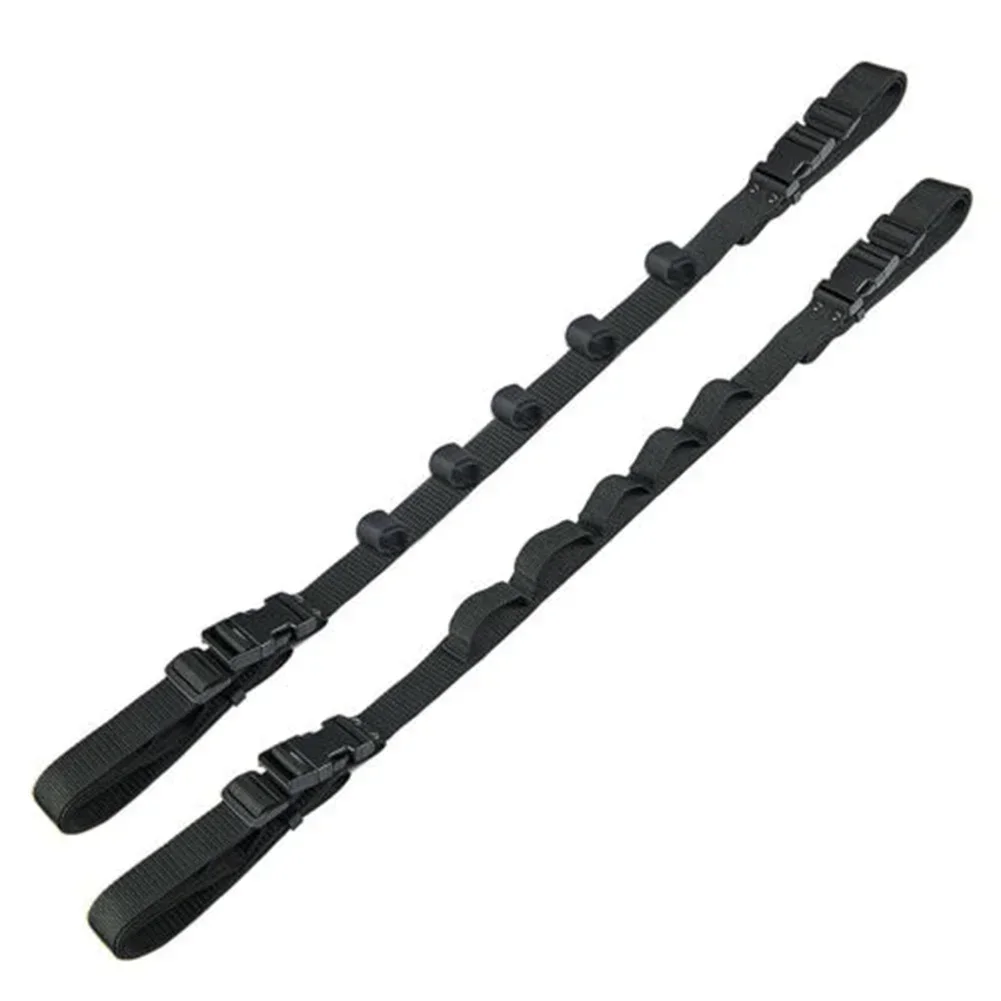 Efficient Fishing Rod Organization 5 Slot For Car Fishing Rod Holder Belt Strap For Carrier Simple Assembly Pack Of 2