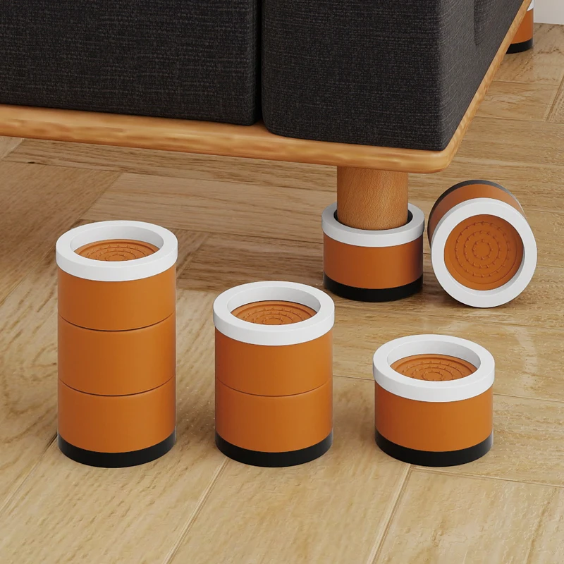 

Heavy Duty Furniture Height Risers Stackable Pads Vibration Dampening Durable for Washing Machine Bed and Sofa