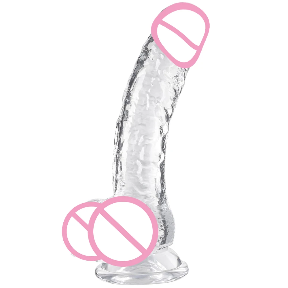 Dildo Realista Barato de 4 Tamaños con Sensación de Piel, Juguetes Sexuales para Mujeres, Pene Grande con Ventosa, Masturbador Femenino, Producto para Sexo Anal 18+ ﻿