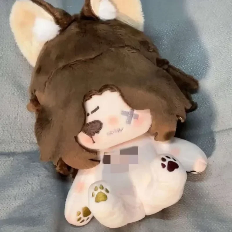 20 cm anime jogo identidade v puppeteer kawaii cosplay algodão boneca corpo mathias dos desenhos animados vestir-se macio plushies brinquedo figuras presentes