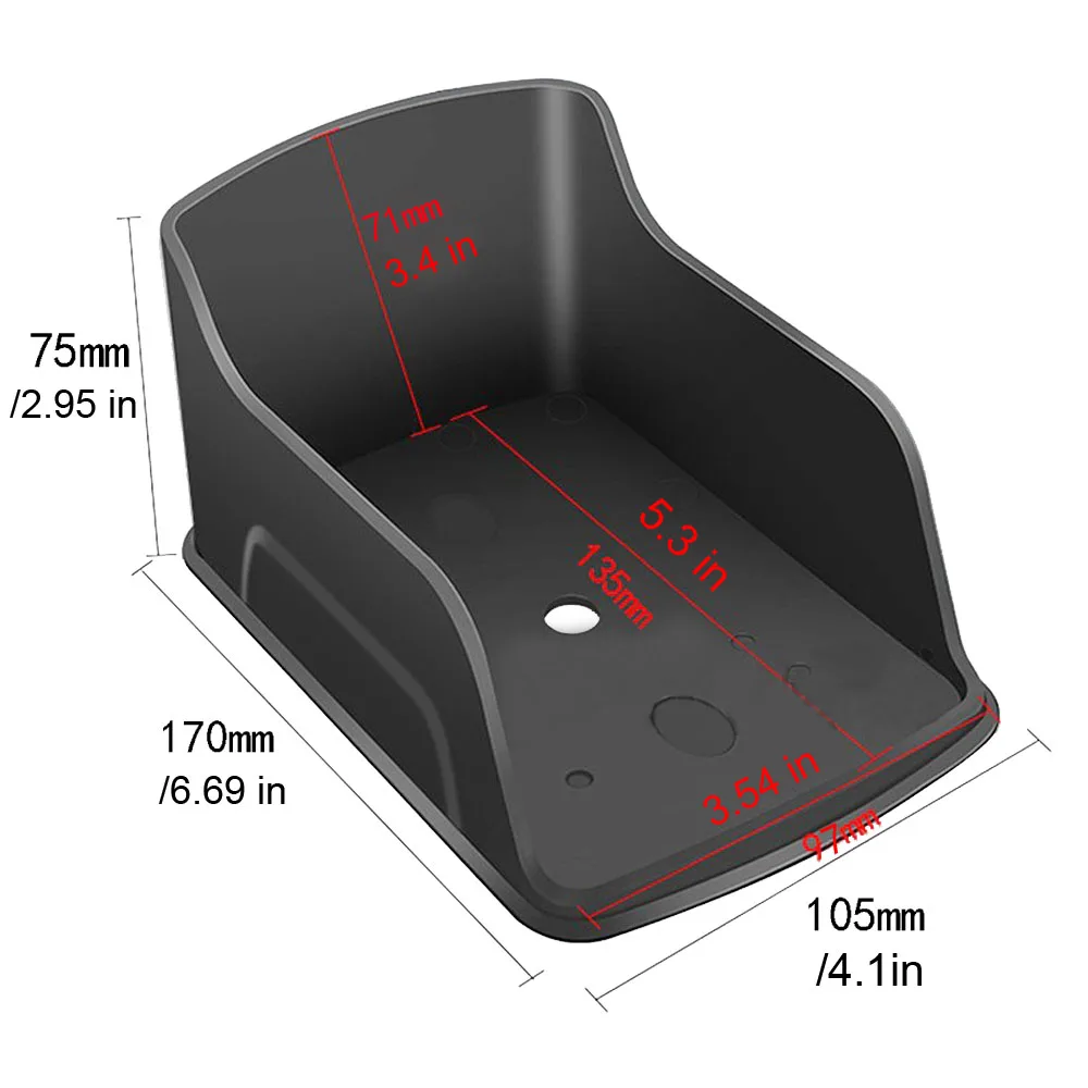 Plastic Waterproof Rain Cover For Access Control Keypad Controller Switches Rainproof Sun Protection Shell Black