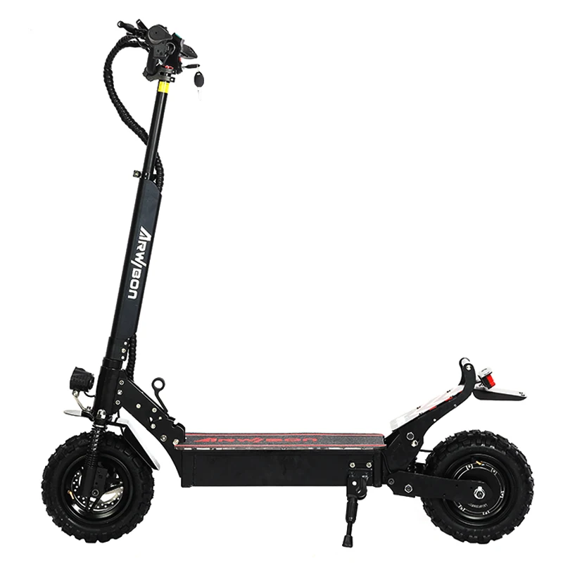 USA WAREHOUSE MOQ1 2400W Dual Drive  with Seat 65KM/H Escooter Remote Control 11 inch Vacuum Tire Folding Adult E Scooter