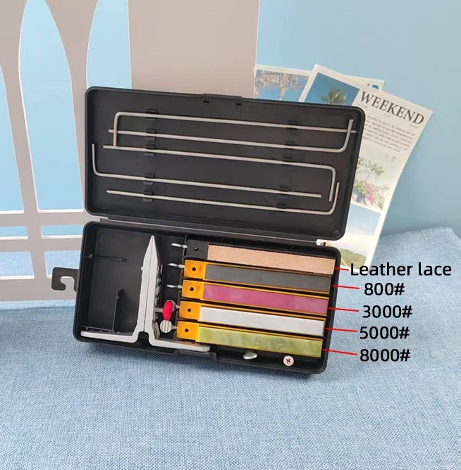 

Portable Knife Sharpener Fix Angle Kitchen Sharpening Stone System Tool Whetstone for Kitchen Accessories Gadgets Equipment Tool