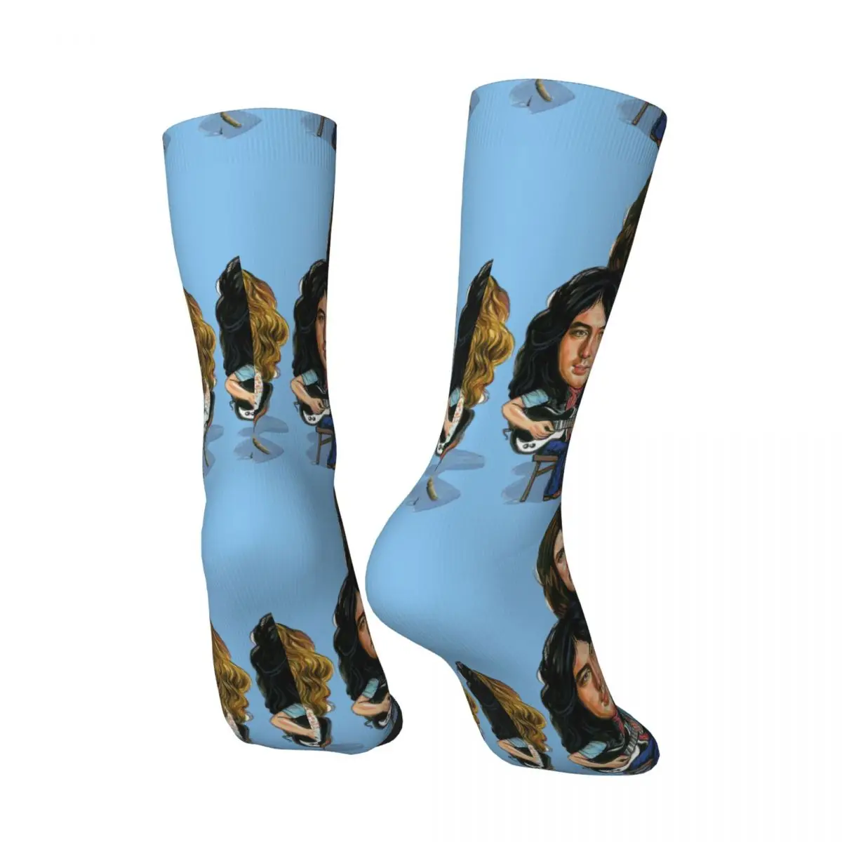 Hip Hop Vintage The Band Crazy Men's Compression Socks Unisex Guns N' Roses Rock Music Guitarist The Drummer Crew Sock