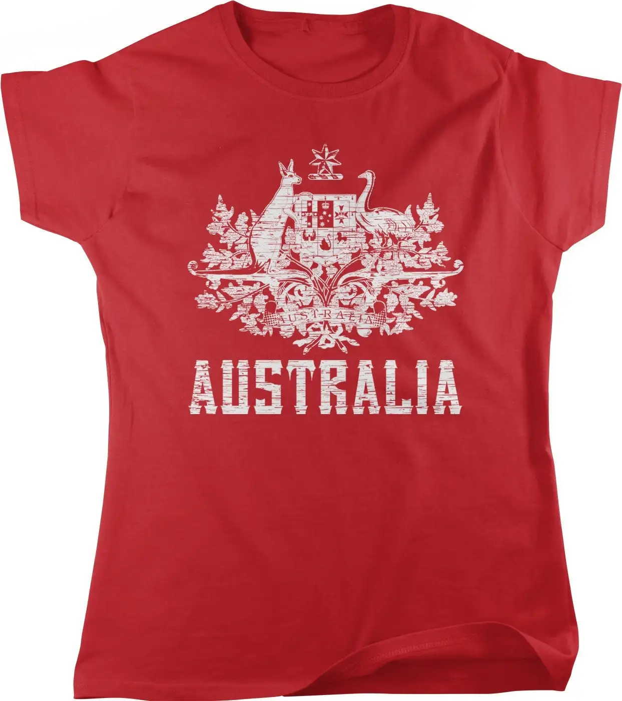 Australia Coat of Arms New South Wales Victoria Queensland Women's T shirt HOOD_00232