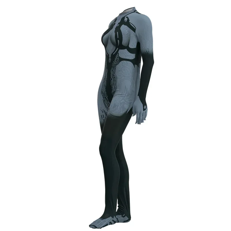 Juego Cortana Cosplay mono disfraz Inteligencia Artificial Robots Cortana mono mujer Halloween Carbival trajes de juego de rol