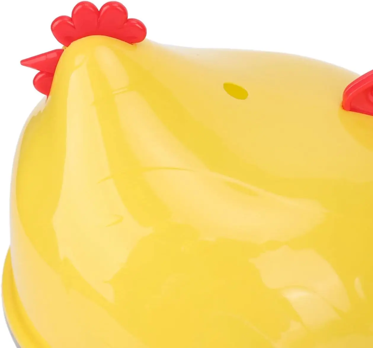 طباخ البيض السريع، طباخ البيض متعدد الوظائف بسعة 7 بيض، إغلاق تلقائي على شكل دجاج للإفطار، البيض المسلوق الصلب #5