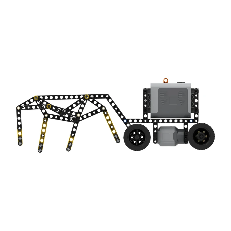 NEW Technical MOC Carriage Motorized Spot Extending Car Building Blocks Motor Parts DIY Creative Ideas Children Toys Gifts 15674