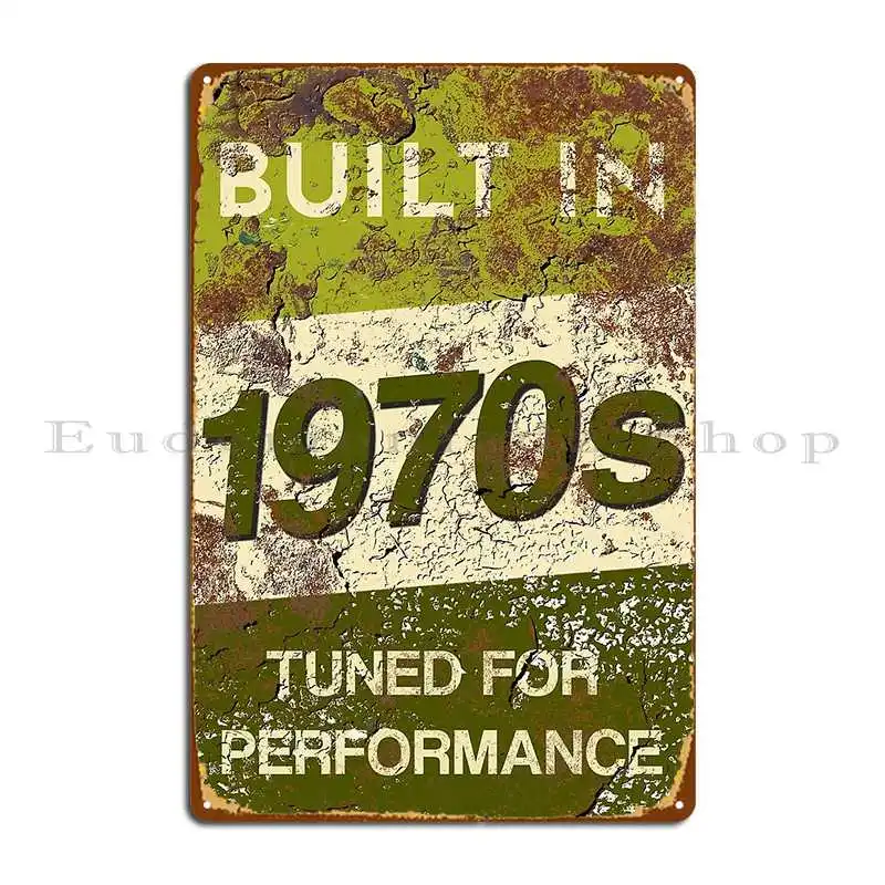 Customiseable Rusted Retro Metal Birth Year Plate Birthday Metal Sign Cinema Customized Club Club Bar Cinema Tin Sign Poster