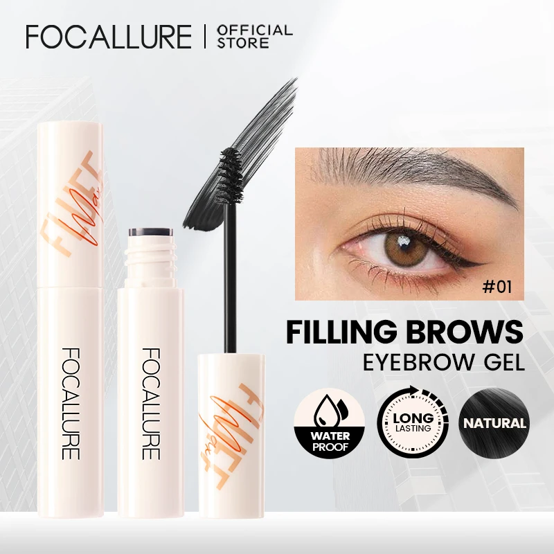 FOCALLURE Waterproof Natural Eyebrow Gel Quick-drying Eye Brow Wax Soap Eyebrow Enhancers Eyebrow Styling Cream Makeup Cosmetics