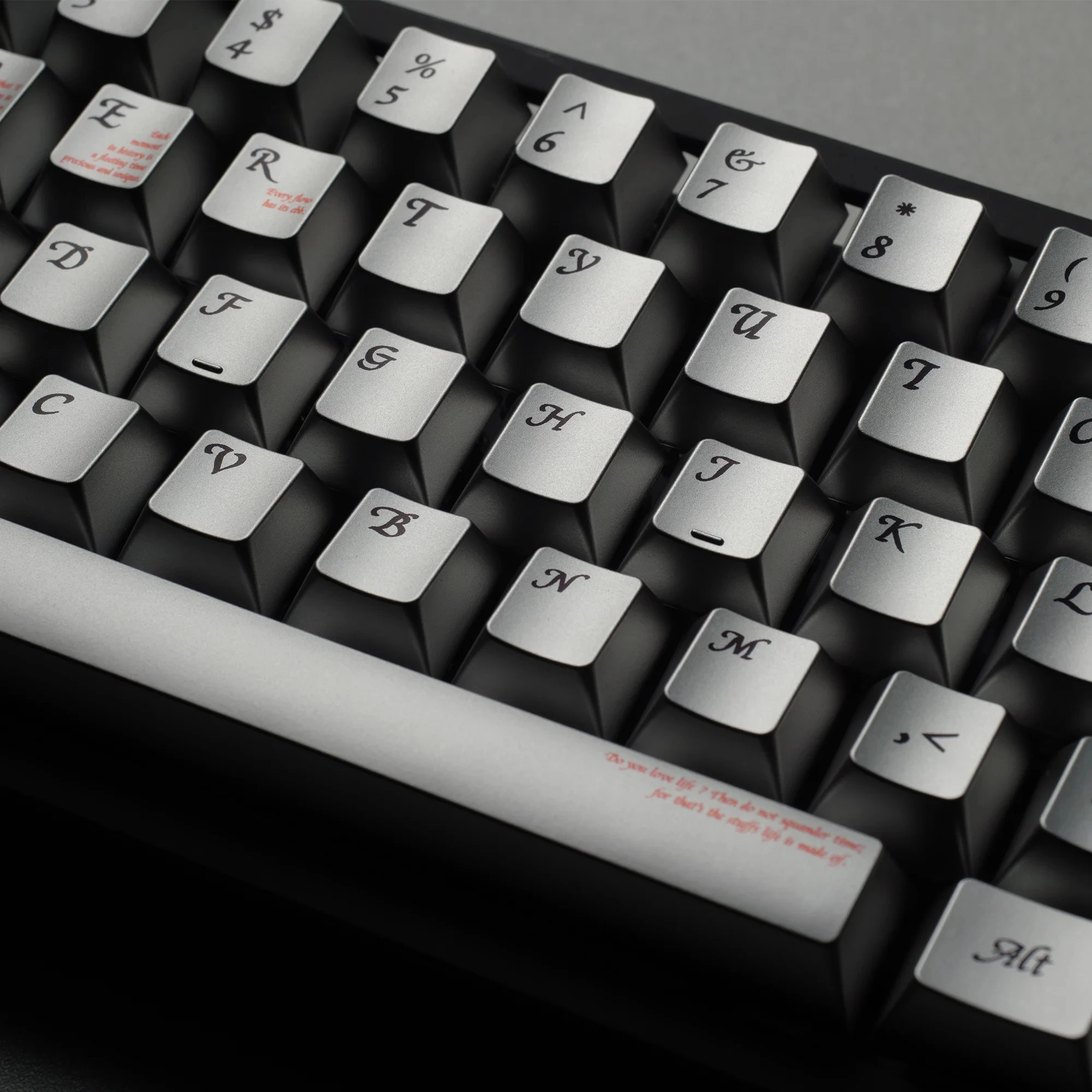 Womier Timeless 112-Key 5 Sides Dye Sub PBT Keycaps طلاء معدني أغطية مفاتيح الكرز الشخصي لمفاتيح MX لوحة المفاتيح الميكانيكية