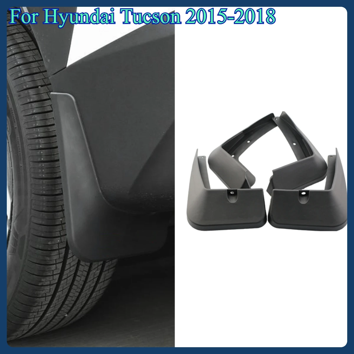 

Mudflaps for Hyundai Tucson 2015-2018 Mudguards Fender Mud Flap Guard Splash Car Accessories Auto Styling