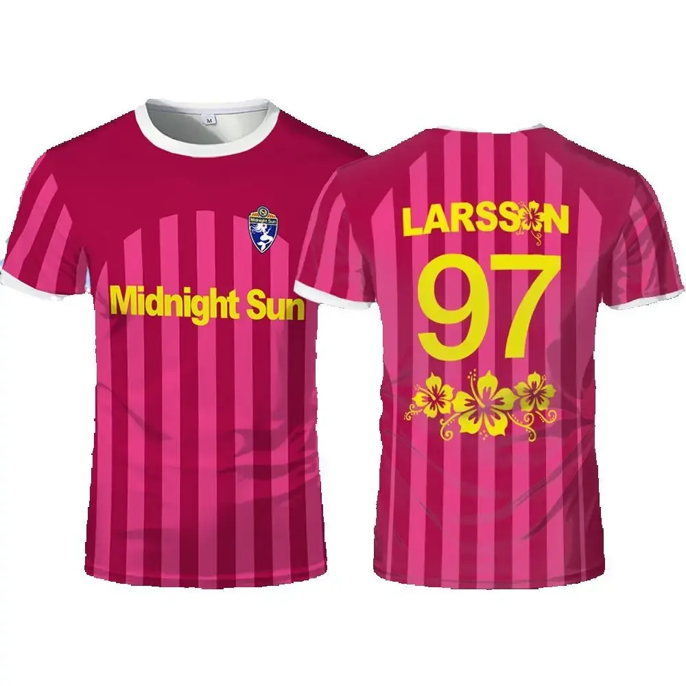 Singer Zara-Larsson Midnight Sun Album Jersey Damen Herren 2026 Neue Streetwear O-Ausschnitt T-Shirt Unisex Fußball T-Shirts Fan-Geschenke – Detail 7