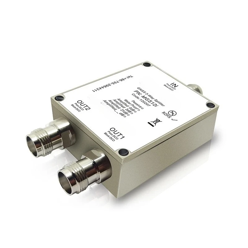 MGS12i GPS 1-to-2 Power Divider for GNSS Surveying High Precision Signal Splitter