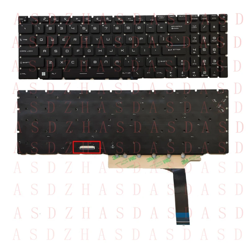Z  For MSI GE76 Raider 10UG 10UH 11UG 11UH 11UE MS-17K3 GP76 Keyboard W/RGB Backlit