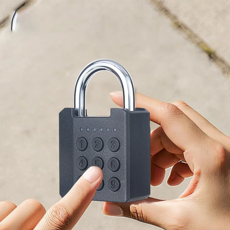 

Smart Padlock Household Anti-theft Lock Courtyard Door Dormitory Cabinet Electronic Lock Dustproof and Waterproof