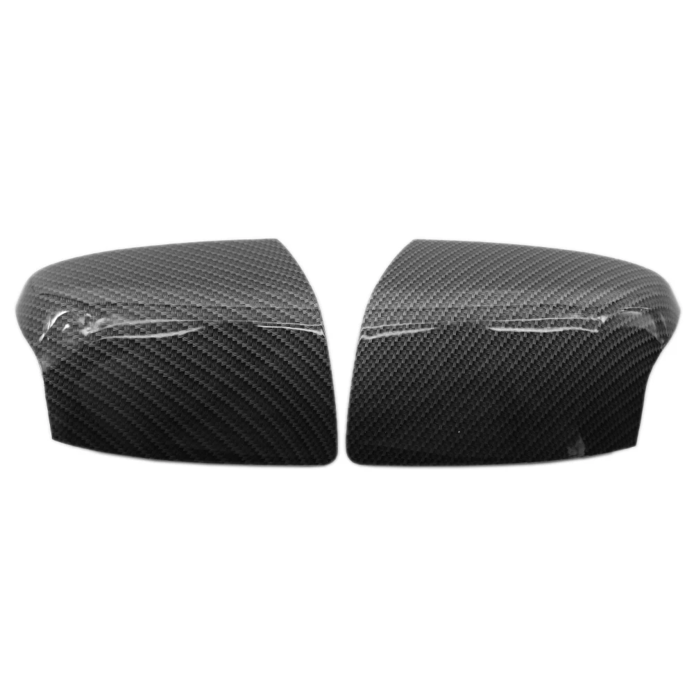 

1 Pair of Rearview Mirror Cover Door Wing Mirror Cover Cap Replacement for Ford Focus MK2 2005-2008 Carbon Pattern Glossy Black