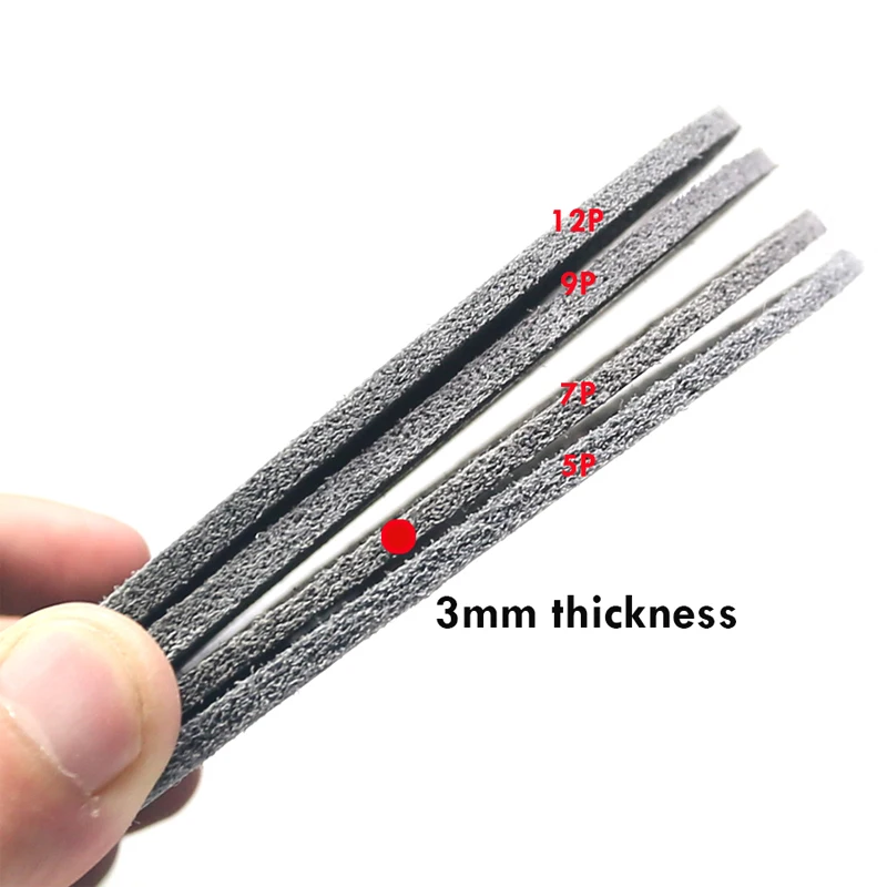 3 pcs 150x3x12mm Non-woven Unitized Polishing Disc Thin Grinding Slice for Metal Plastic Slots Finish