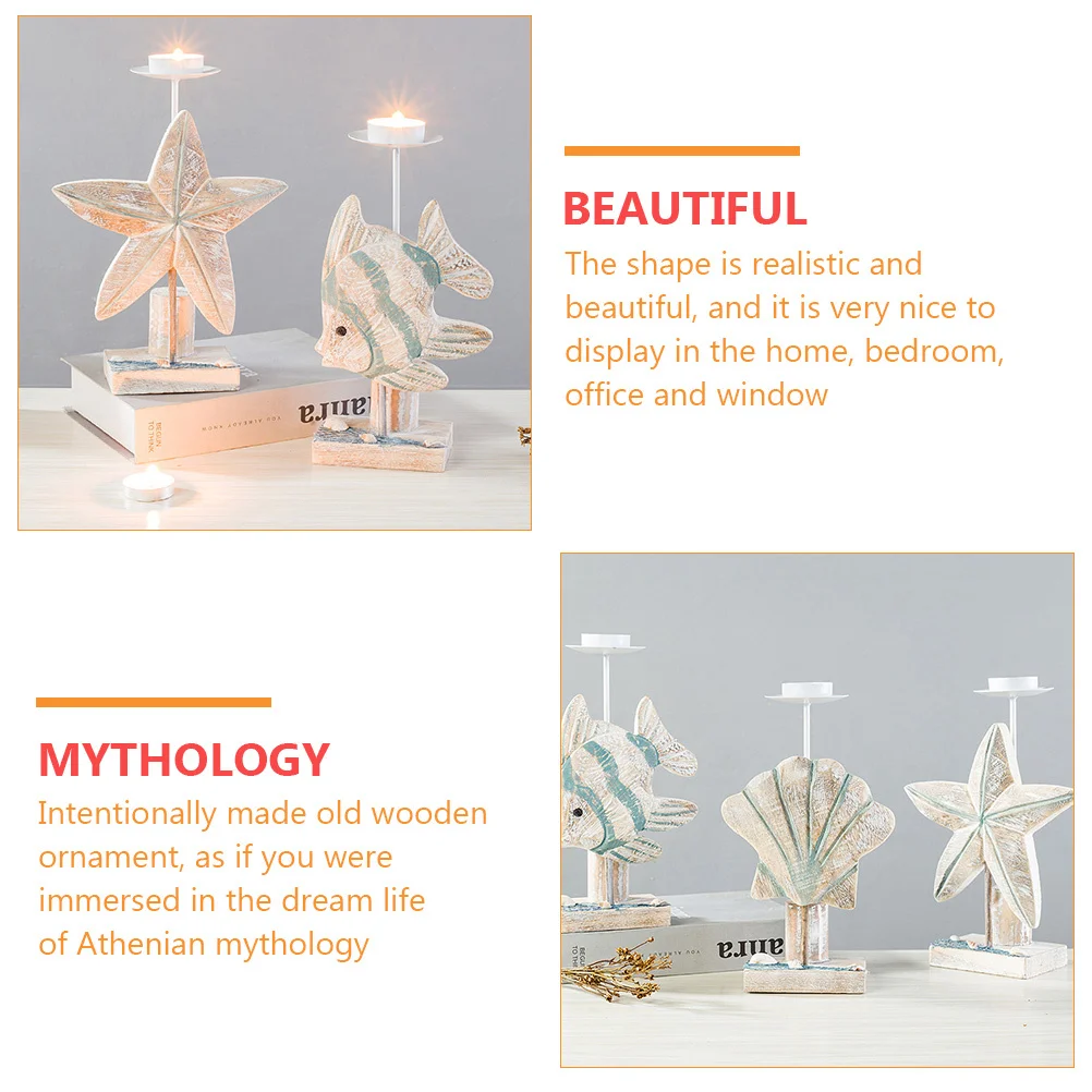 Kreativer Halter Stick Mediterraner Stöcke Stil Esszimmertisch Dekor