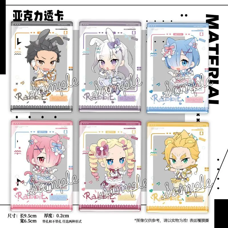 Re:ZERO -Starting Life in Another World- Tomka Anime KeyChain ‌Rem Men Key Chain for Women Cartoon Figure Acrylic Pendant Gifts