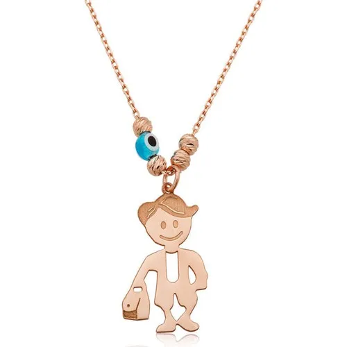 Gumush Male Child Design Women Necklace