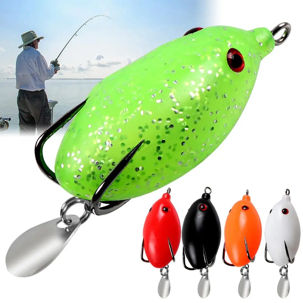 Realistic Mini Frog Lure for Black Bass Fishing Enhance Your Fishing Experience with Frog Lure Versatile Soft Lure M0P8