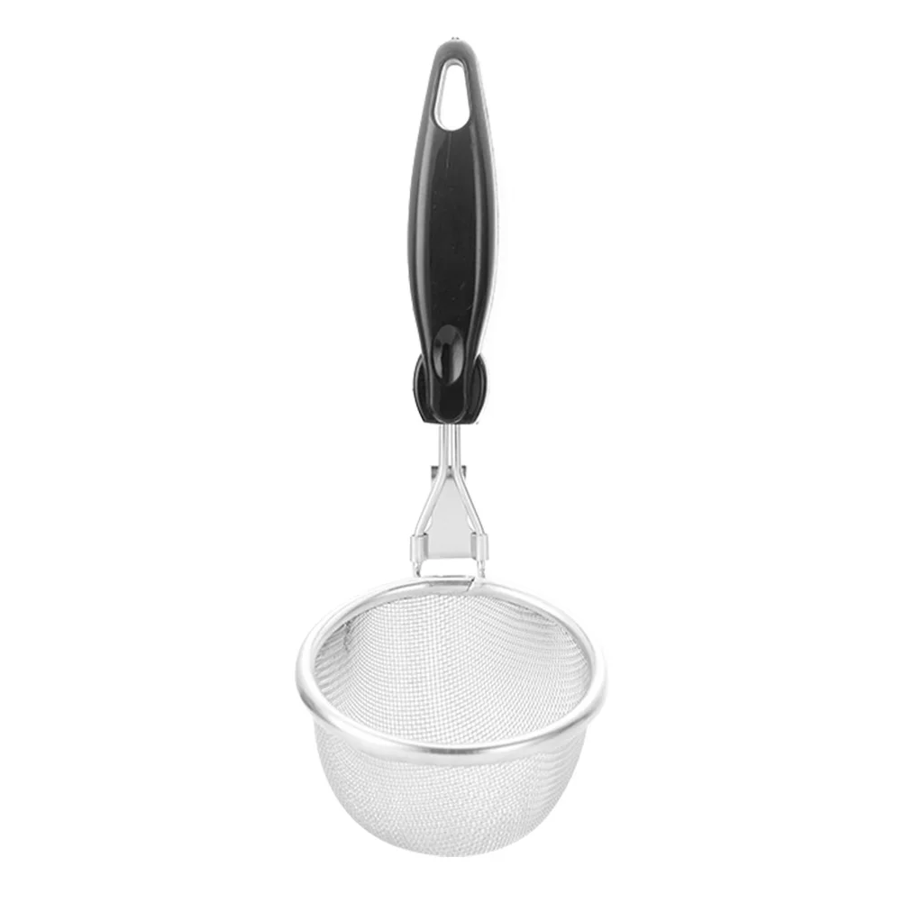 

1 pc Stainless Steel Filter Spoon Kitchen Colander Non-Slip Handle Long Noodle Ladle For Spaghetti Lasagne Rice Noodles Stewed