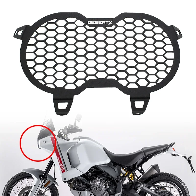 

Motorcycle Headlight Protection Grille Headlight Protector Cover Modified Parts Fit For Ducati Desert X 2022 2023 Accessories