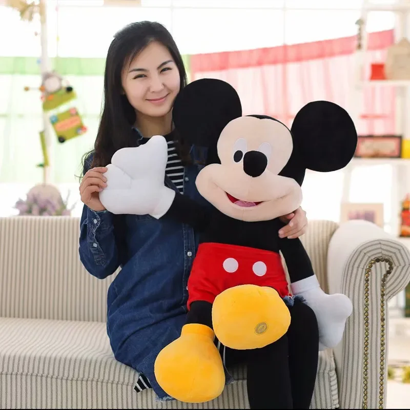 Disney Cartoon Plush Toys 30/40cm Miaomiao House Minnie Mickey Pluto Creative Plush Doll Goofy Wedding Gift New Year Mascot