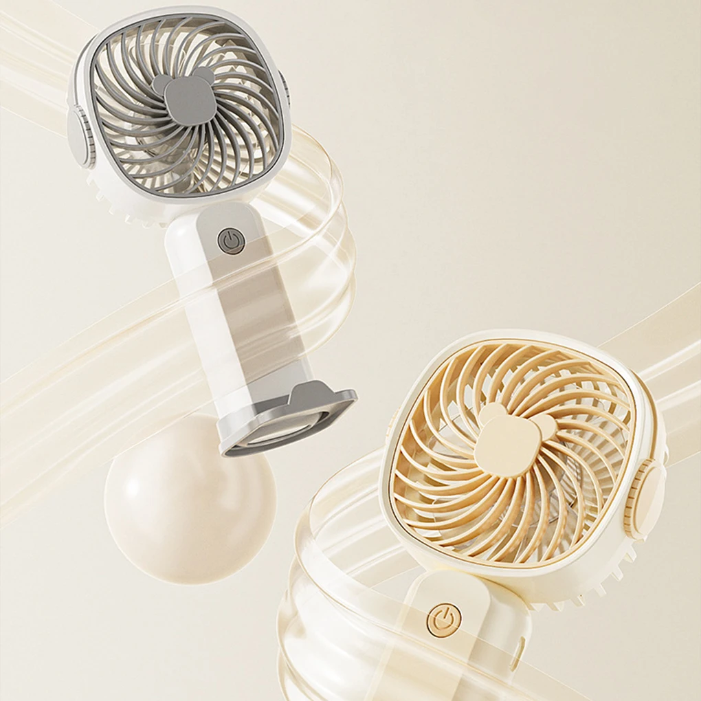 Mini USB Charging Handheld Fan Portable Outdoor Cooling Small Fan Multi-Functional Adjustable Desktop Fan With Stand Eectric Fan