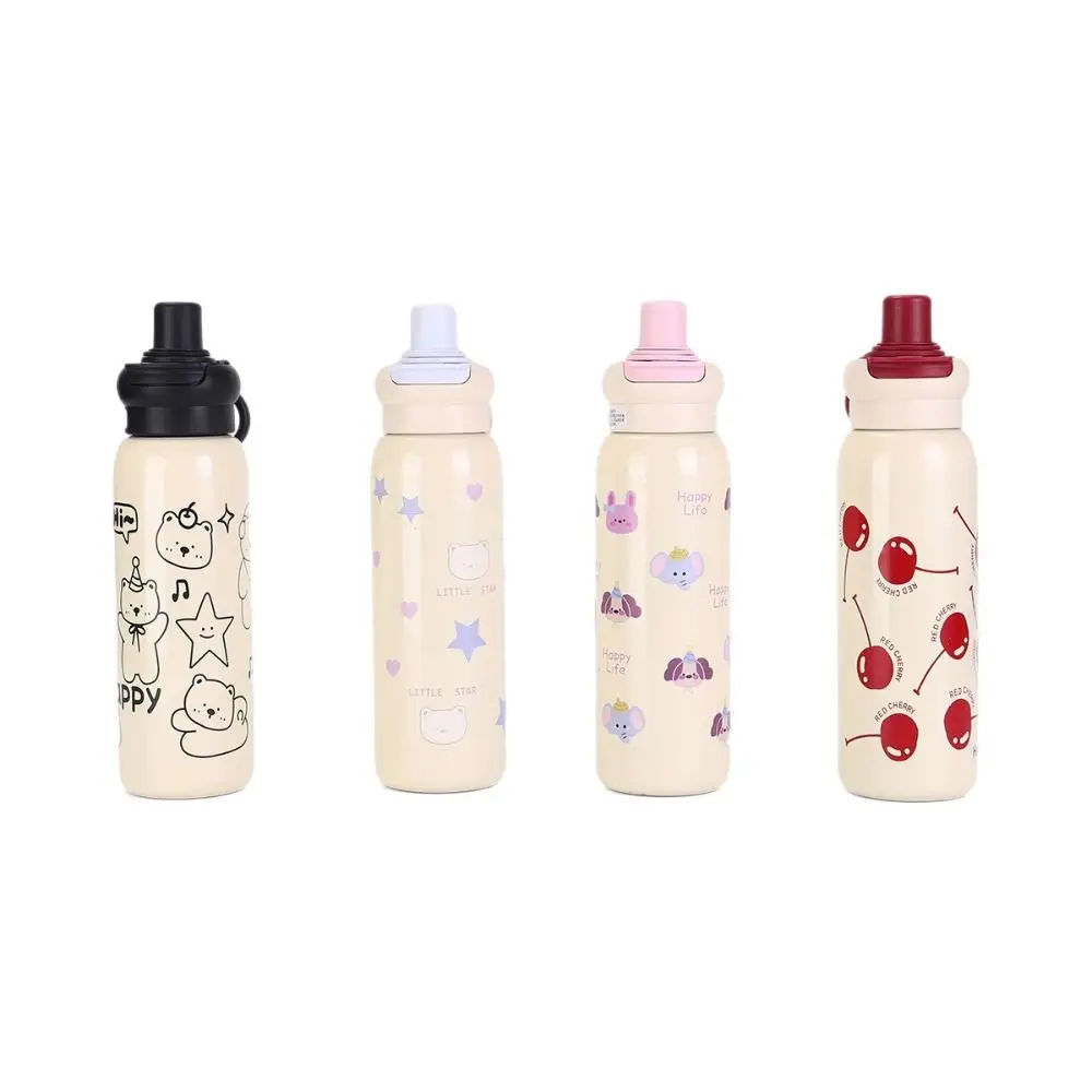 

Portable 620ML Vacuum Cup Insulation Or Cooling with Straw Insulated Cup High-Capacity Thermal Water Bottle for Office Workers