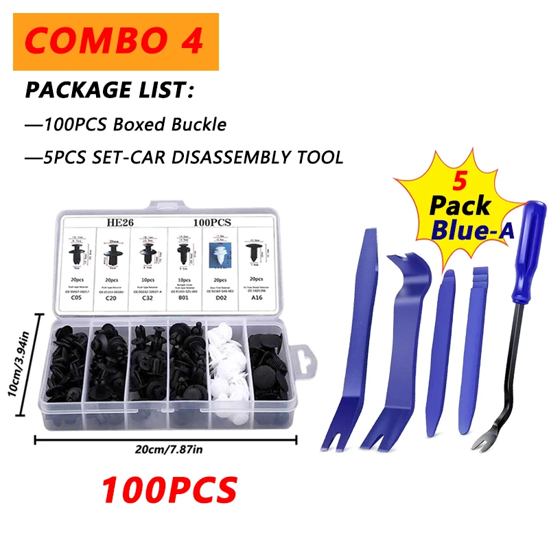Auto Handgereedschap Set Auto Demontage Gereedschapsset Stereo Reparatie DVD Reparatie Tool Dashboard Removal Tool Interieur Plastic Trim Panel