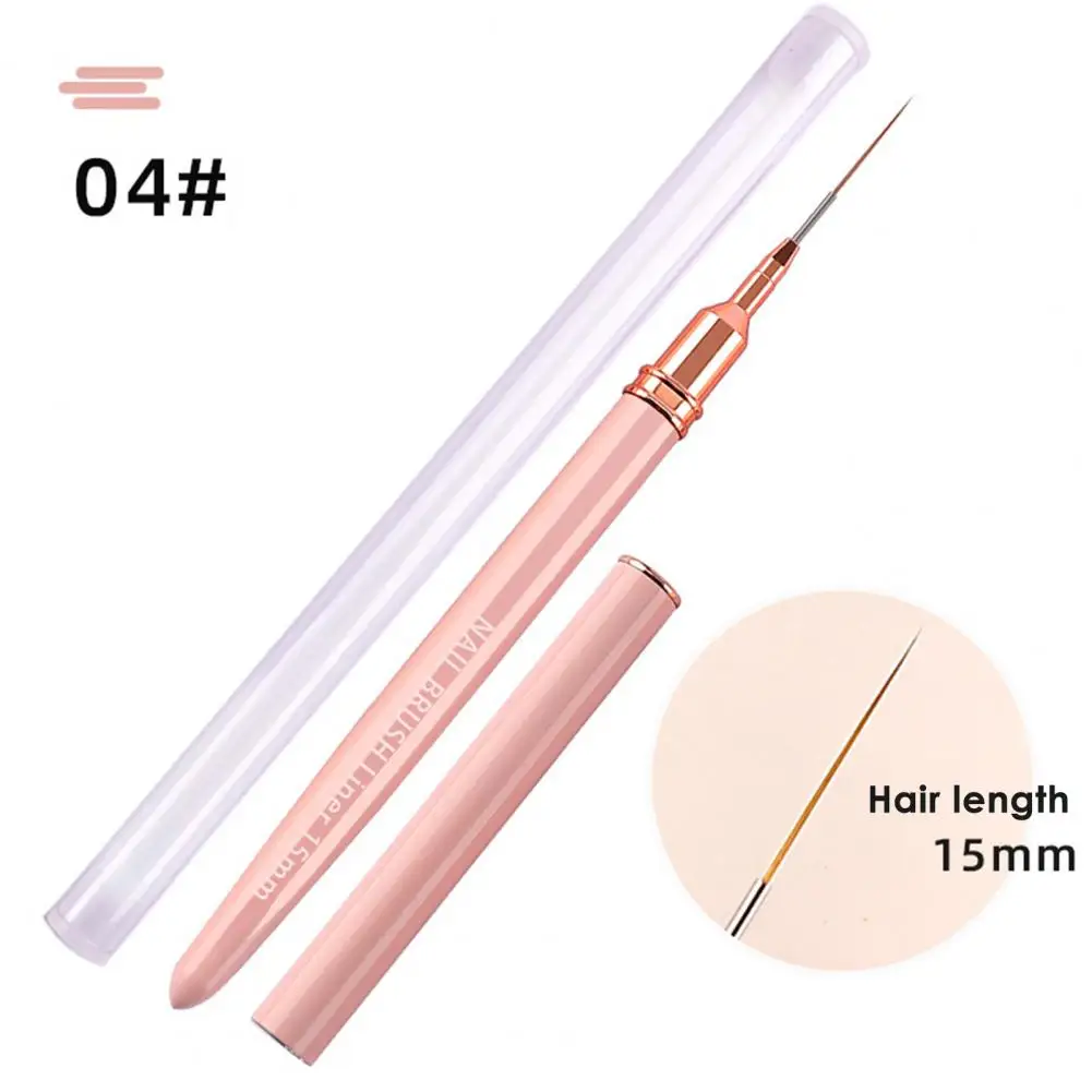 Nail Art Drawing Pen  Exquisite Smooth Drawing Reusable  Nails Gel Polish Painting Brush Nail Salon Supply