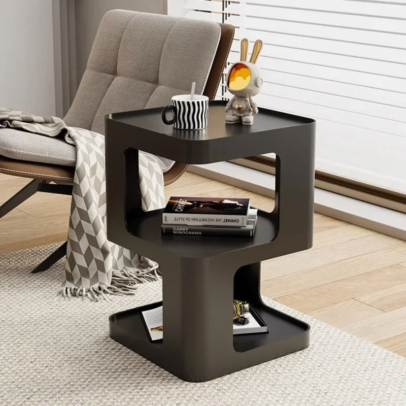 

Special Offer Coffee Table, Light Luxury Modern Iron Night Stand, Simple Small Desk, Nordic Living Room Furniture 116