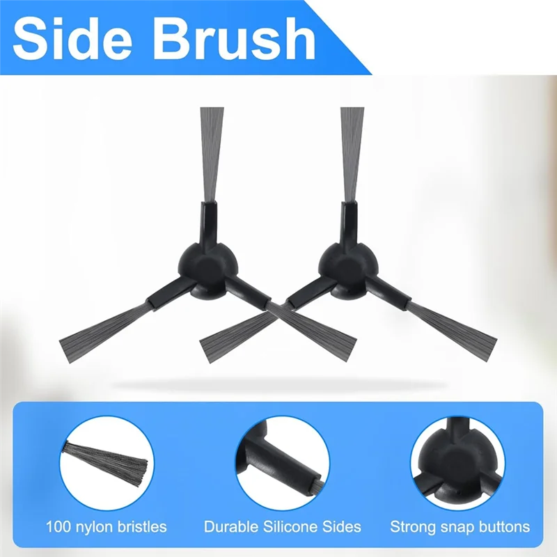 A74G-para aspiradora Xiaomi X20 Max/X20 Pro, cepillo lateral principal, filtros HEPA, paño de mopa, bolsas de polvo